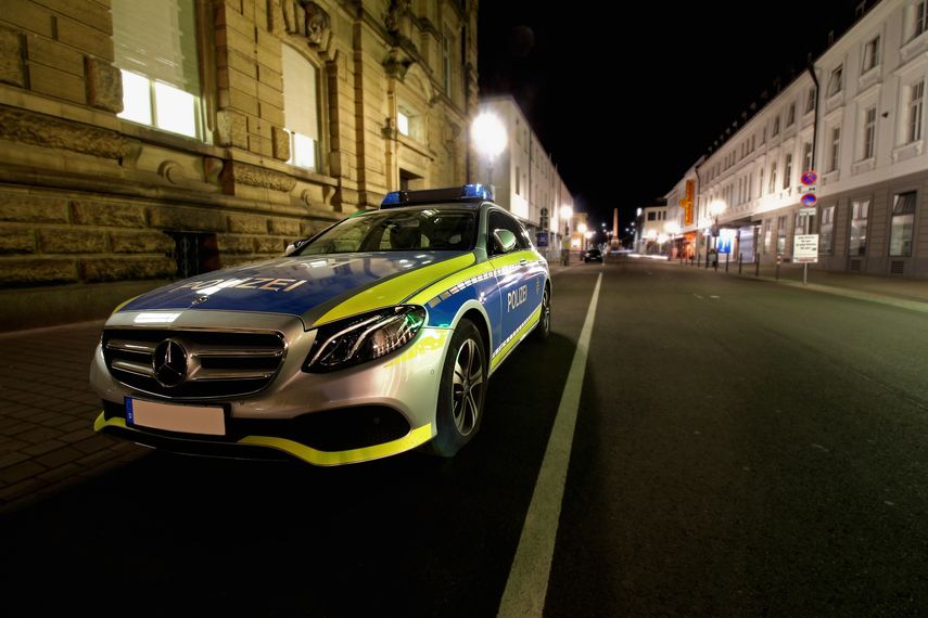 Imagen referencial de un auto de la polic&iacute;a en Alemania.&nbsp;
