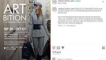 Artbition Fashion Week presenta a exponentes de la moda latina.