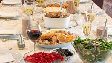 Cena de Thanskgiving.