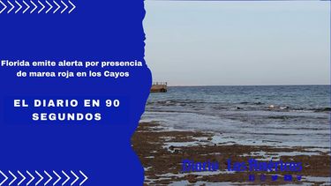 florida emite alerta por presencia de marea roja en los cayos