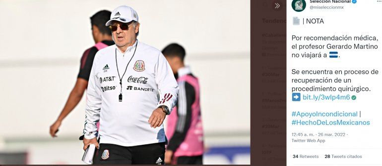 El argentino Gerardo "Tata" Martino es duramente criticado por su labor en la selección de México