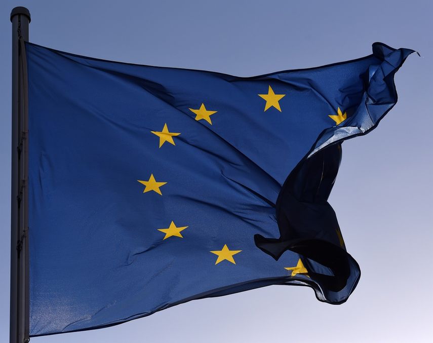 Bandera de la Uni&oacute;n Europea.&nbsp;