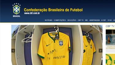 La federación dijo que se han implementado medidas adicionales para evitar ataques cibernéticos en su portal  ( Foto: Captura de pantalla del Sitio web de CBF)