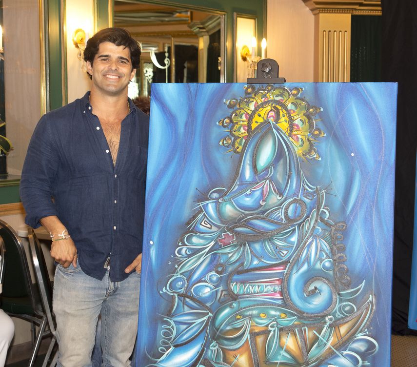 El artista Alexander Mijares.