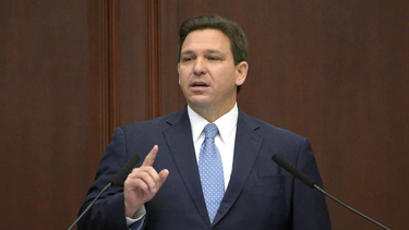 El gobernador de Florida, Ron DeSantis.