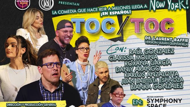 Clarissa Molina y Raúl González producen la comedia teatral Toc Toc en EEUU.