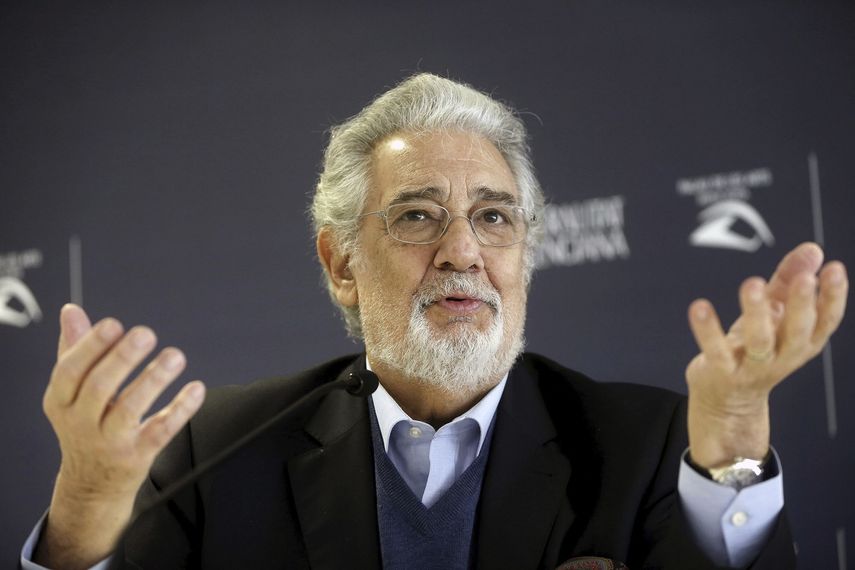 El tenor español Plácido Domingo.