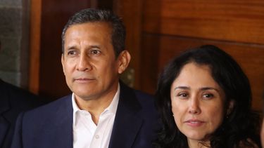 El expresidente peruano Ollanta Humala y su esposa, Nadine Heredia.