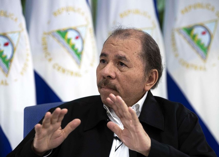 Daniel Ortega, dictador de Nicaragua. 