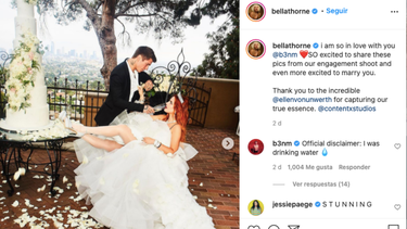 Bella Thorne y su novio Benjamín Mascolo