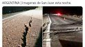 En las redes sociales colocaron imágenes de los daños causados por el sismo. En las redes sociales colocaron imágenes de los daños causados por el sismo.