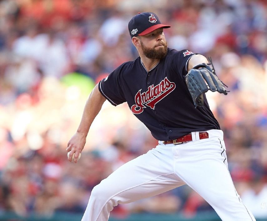 Kluber ponchó a siete rivales en siete entradas de labor