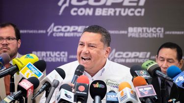 Puede ser que de la reunión que tendré esta noche con Falcón, salga un solo candidato: el candidato de la esperanza y del futuro, dijo a Bertucci&nbsp;