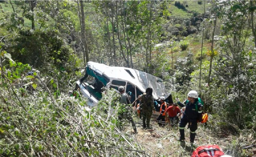 Los heridos fueron trasladados a hospitales de la zona y los más graves remitidos a Bogotá.
