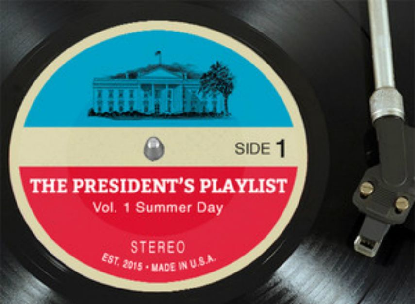 La banda de rock The Rolling Stone y la cantante de jazz también Aretha Franklin, repiten en la selección musical del Presidente Obama.