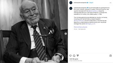 Leonard Lauder, heredero de Estée Lauder.&nbsp;