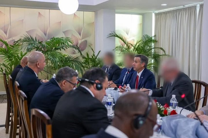 Entre los participantes figuraron el ministro del Interior cubano, Lázaro Álvarez Casas y Raúl Guillermo Rodríguez Castro, conocido como “Raulito”, nieto de Raúl Castro.