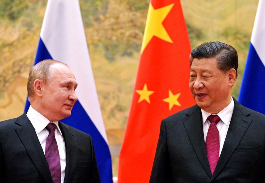 Los presidentes de Rusia, Vladimir Putin y de China, Xi Jinping.
