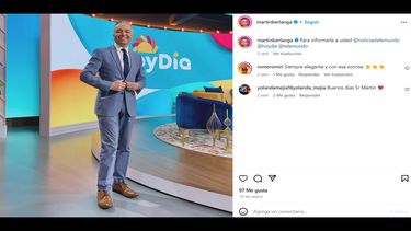 El periodista Martín Berlanga. Telemundo despidió al presentador de noticias de Hoy día.