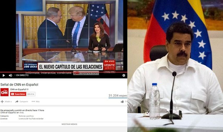Ante la censura CNN en Español procedió a dar una solución para su público en Venezuela, utilizando la red social YouTube para seguir transmitiendo las noticias en directo