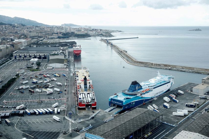 Buque de la naviera francesa CMA CGM.