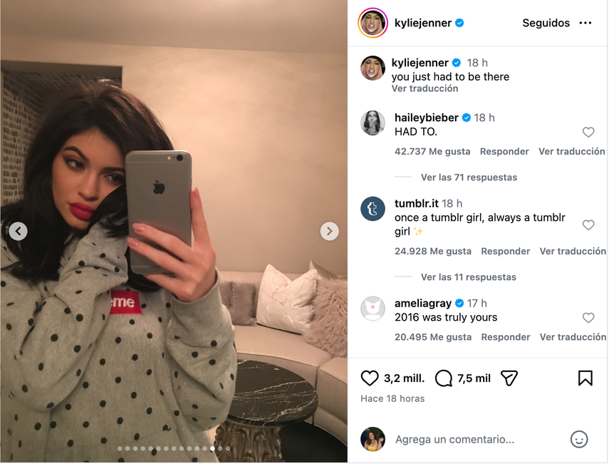 Kylie Jenner recordó su icónica era King Kylie.