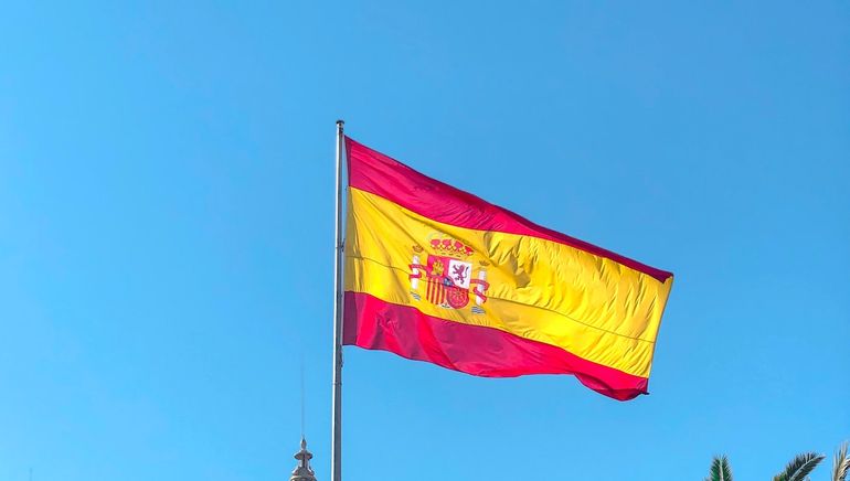 Bandera de España. 