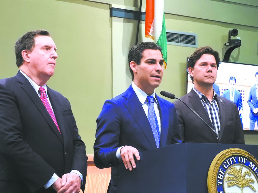 Francis Su&aacute;rez, alcalde de Miami, anunci&oacute; la suspenci&oacute;n de importantes eventos masivos.&nbsp;