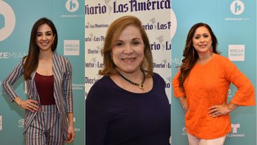 De izquierda a derecha, Mariana Atencio, Isabel Gómez-Bassols y Neida Sandoval. 