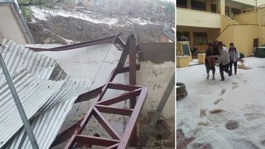 La caída del techo de un escenario deportivo provocó dos muertes y decenas de heridos en una escuela de Sucre, Bolivia.