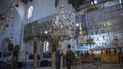 Turistas visitando la Basilica de la Natividad, en la ciudad cisjordana de Belén. Turistas visitando la Basilica de la Natividad, en la ciudad cisjordana de Belén.