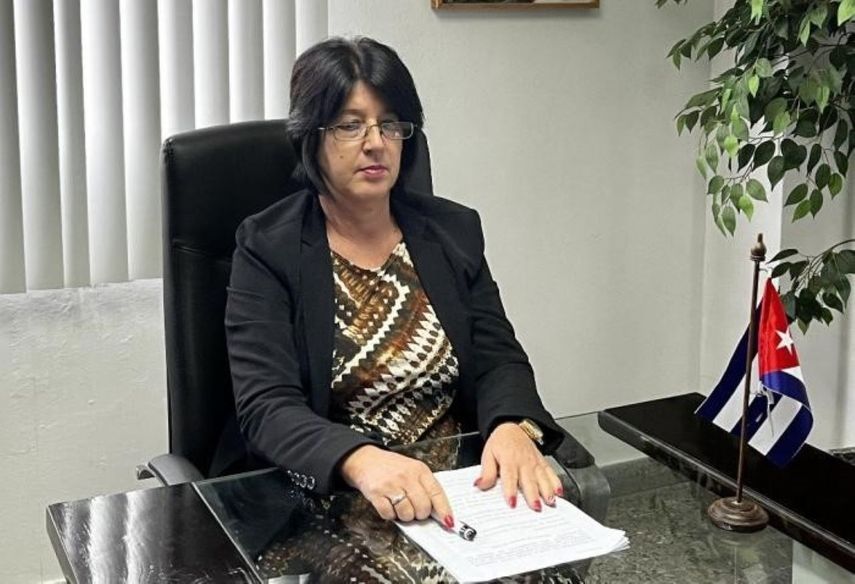 Ministra de Trabajo y Seguridad Social, Marta Elena Feitó.