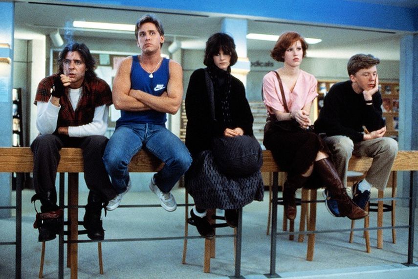 Una escena de la cinta The Breakfast Club. (CORTESÍA). 