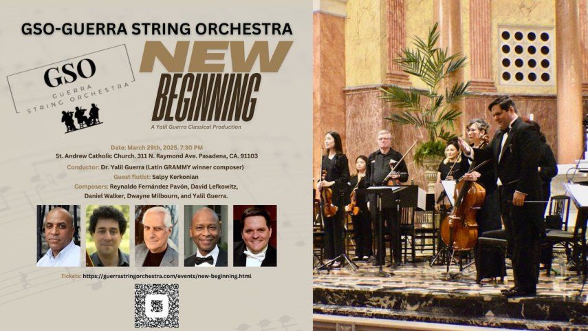 Guerra String Orchestra celebra la música contemporánea con New Beginning.
