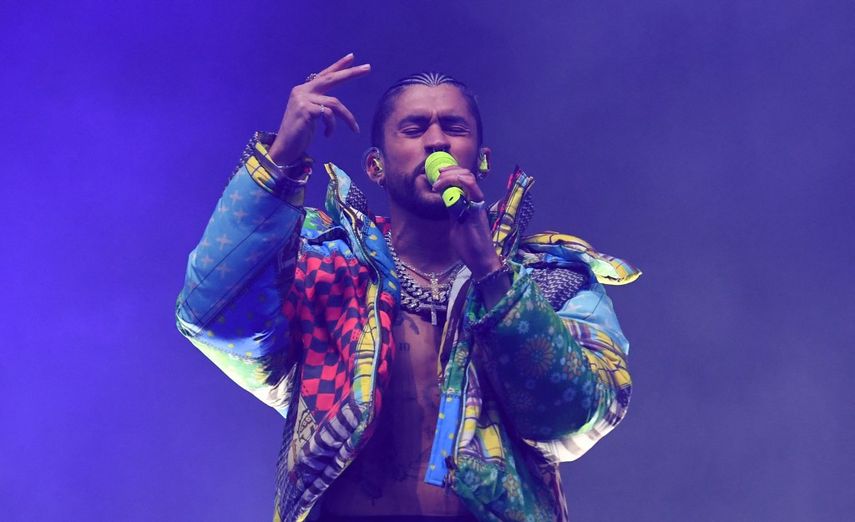 El cantante puertorriqueño Bad Bunny se presenta durante el primer fin de semana del Festival de Música y Artes de Coachella Valley, en Indio, California, el 14 de abril de 2023.