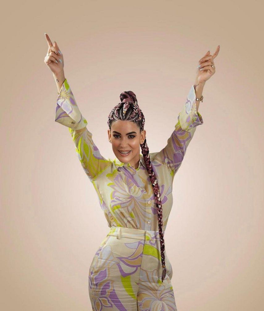 La manicurista Ibett Sánchez.