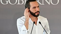 El presidente de El Salvador Nayib Bukele.