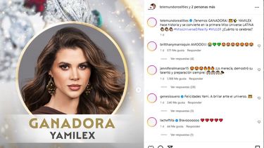 Además de recibir un premio de 100.000 dólares, Hernández obtuvo el pase directo para representar a la comunidad latina de EEUU en el Miss Universo 2025