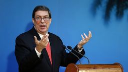 Bruno Rodríguez, ministro de Relaciones Exteriores de Cuba.