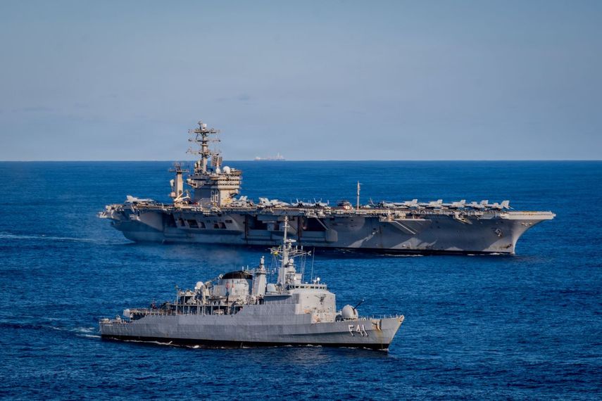 El Grupo de Ataque del Portaviones Nimitz.