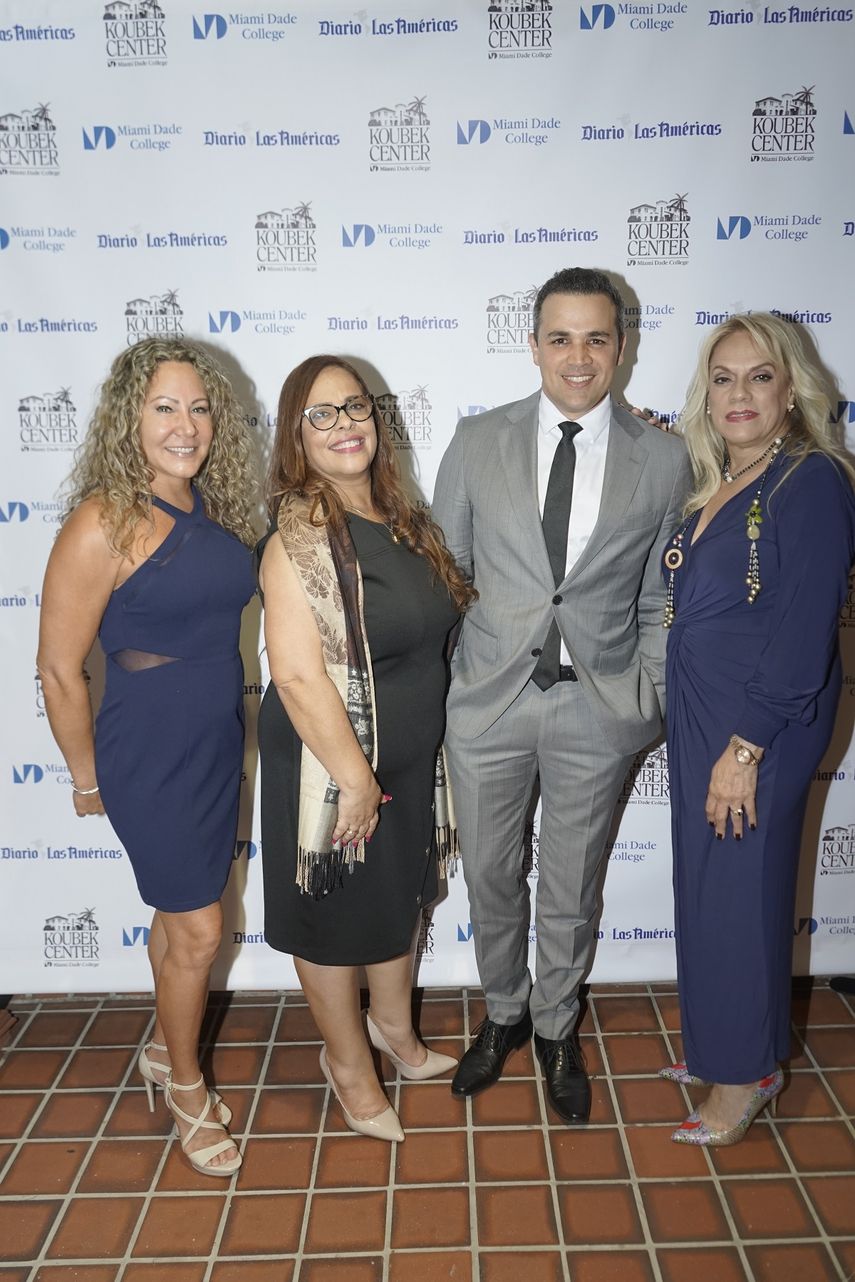 Moraima Morales, Iliana Lavastida, directora ejecutiva de Diario Las Américas; Lieter Ledesma y Ana Bringas.&nbsp;