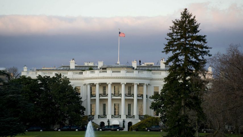 Fachada exterior de la Casa Blanca, en Washington