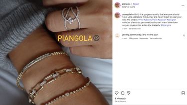 La casa de joyas Piangola.&nbsp;