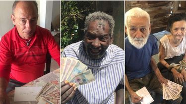 Personas beneficiadas por las ayudas de Ranchueleros Unidos.