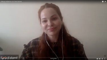 La periodista cubana Carla Colomé Santiago.