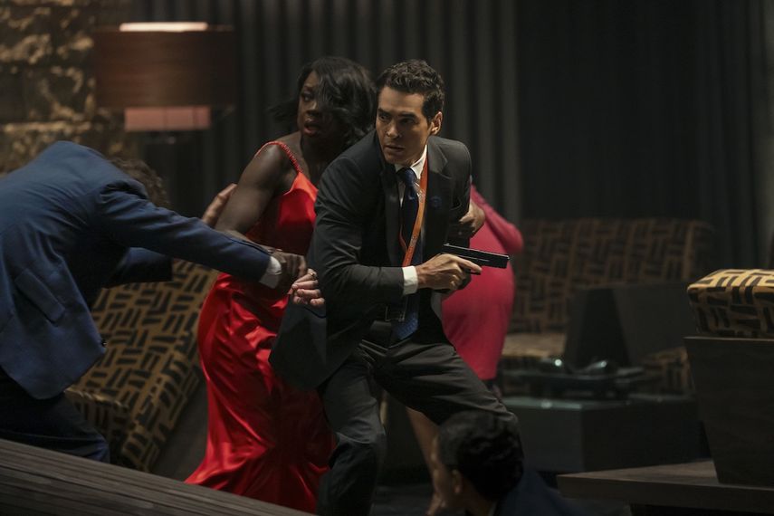 La laureada Viola Davis encarna a la presidente de Estados Unidos en&nbsp;G20,&nbsp;la nueva película de acción de Prime Video.