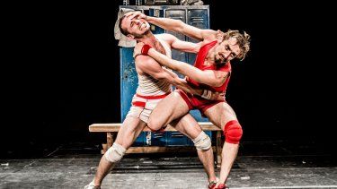 El show Un Poyo Rojo, con Alfonso Barón y Luciano Rosso.&nbsp;