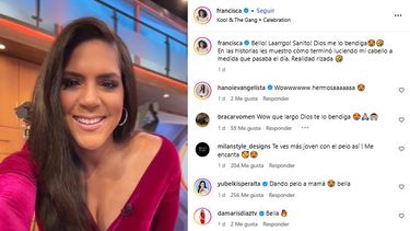 La presentadora Francisca Lachapel.