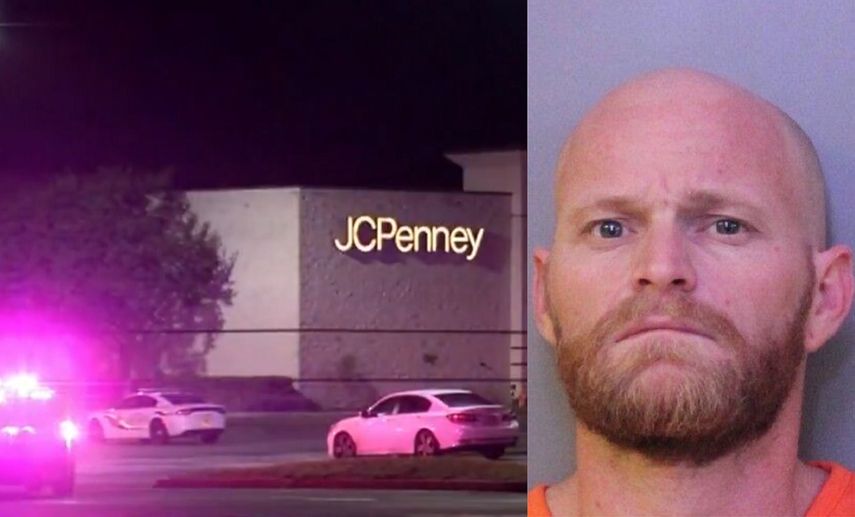 La explosión provocada por&nbsp;Patrick Joseph Collins causó algunos daños en el techo del centro comercial.&nbsp;