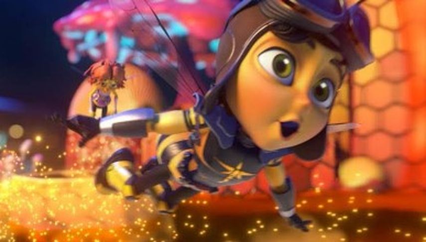 Imagen de Capitán Avispa, película animada producida por Juan Luis Guerra.